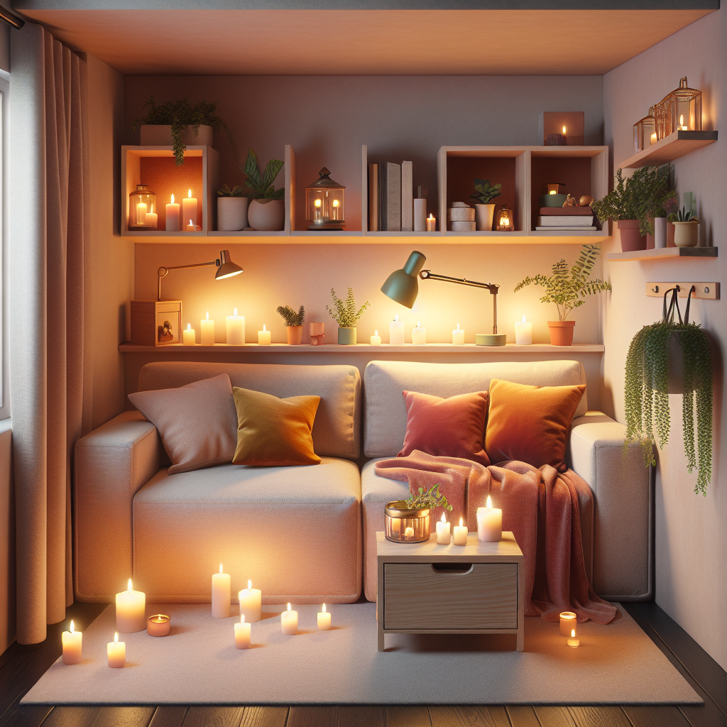 Best tips for using candles in a small apartment